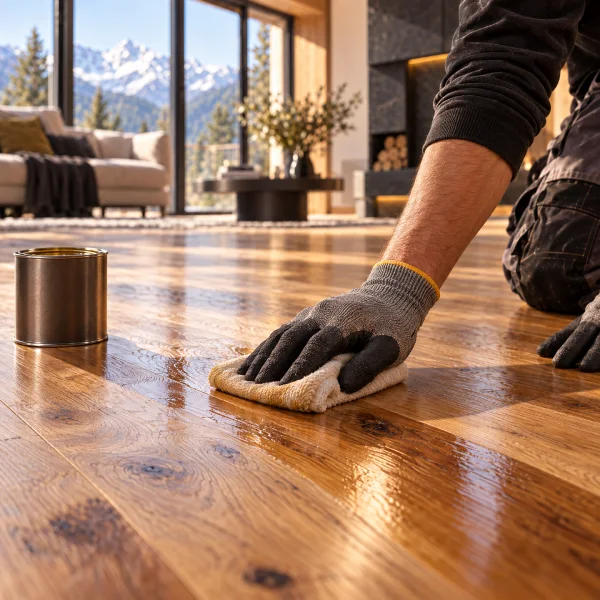 Huilage de parquet en Haute-Savoie _ un artisan certifié Bona