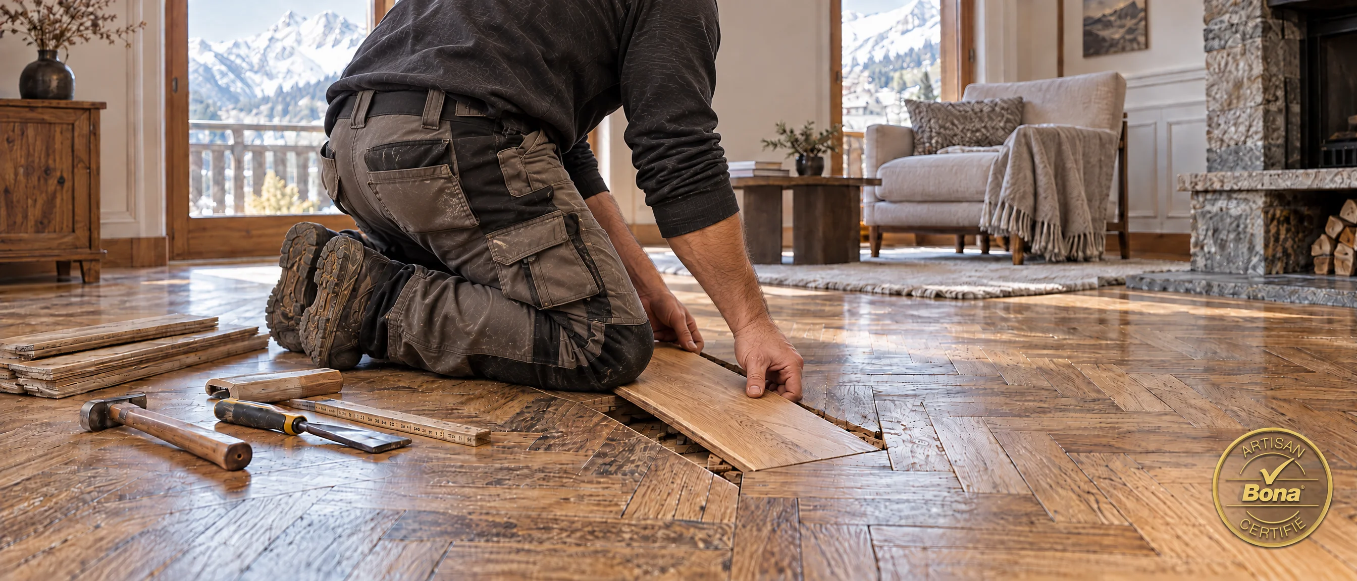 rénovation parquet en haute Savoie - artisan parqueteur